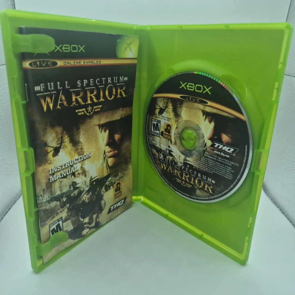 Full Spectrum Warrior (Xbox, 2005) CIB